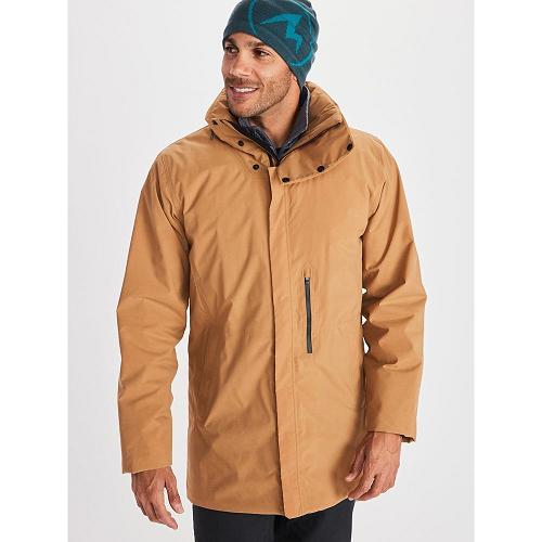 Marmot EVODry Jackets - Mens Parka Yellow CA1425306 Canada